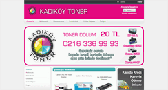 Desktop Screenshot of kadikoytoner.com