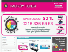 Tablet Screenshot of kadikoytoner.com